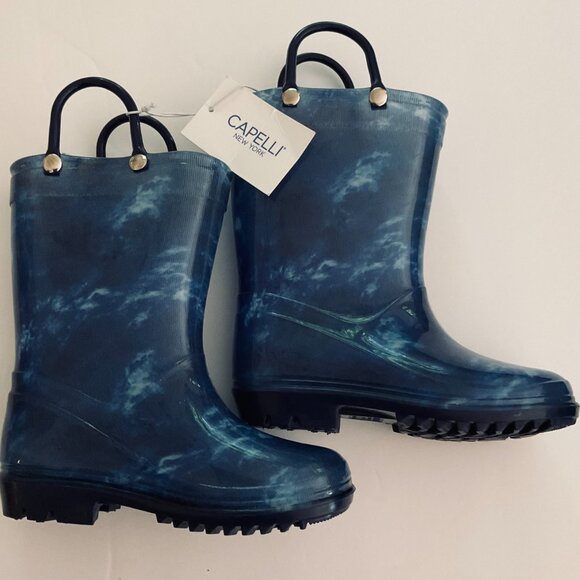 CAPELLI NEW YORK Toddler Pull-On Rain Boots NWT Size 9 - Picture 1 of 6